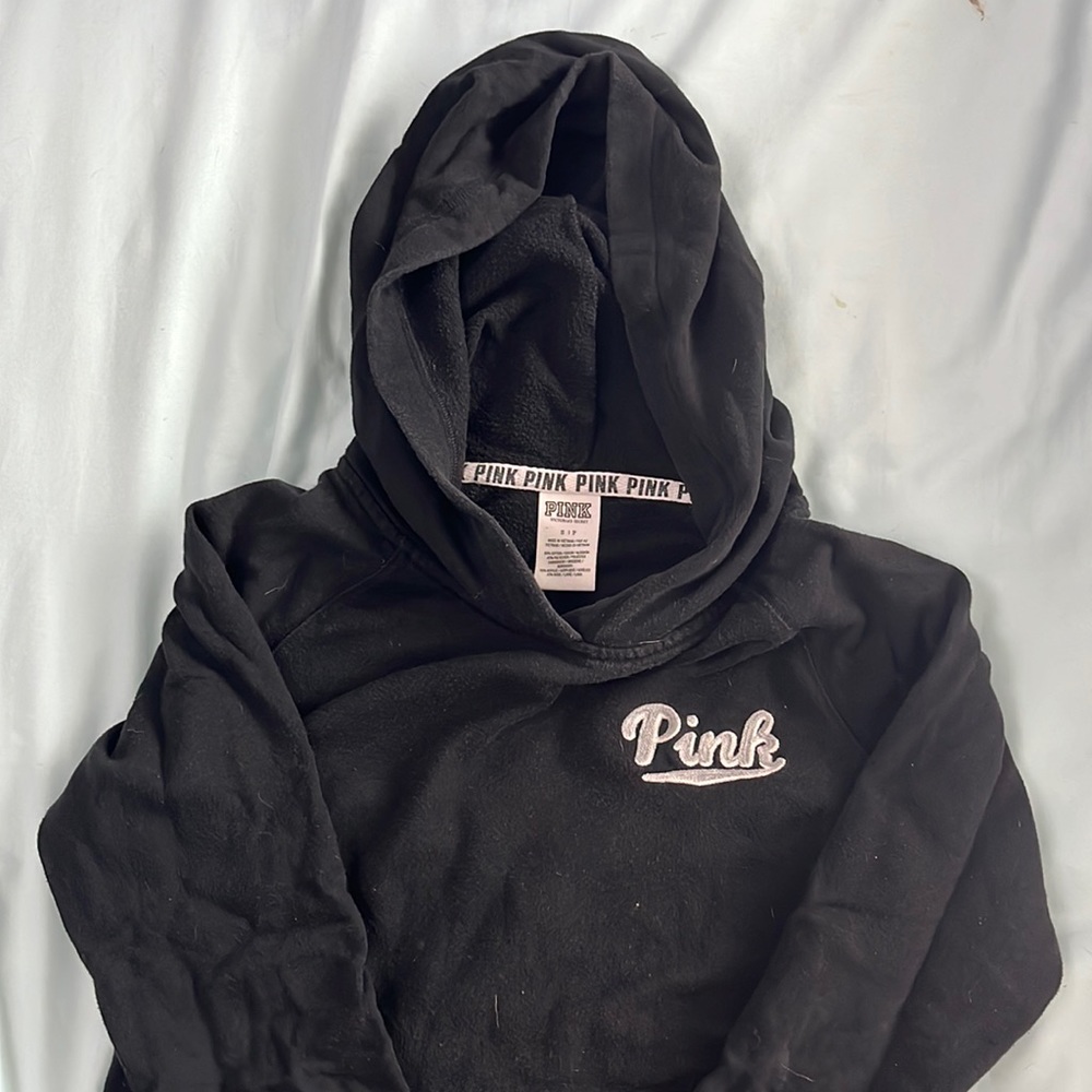 Victoria Secret Pink black hoodie